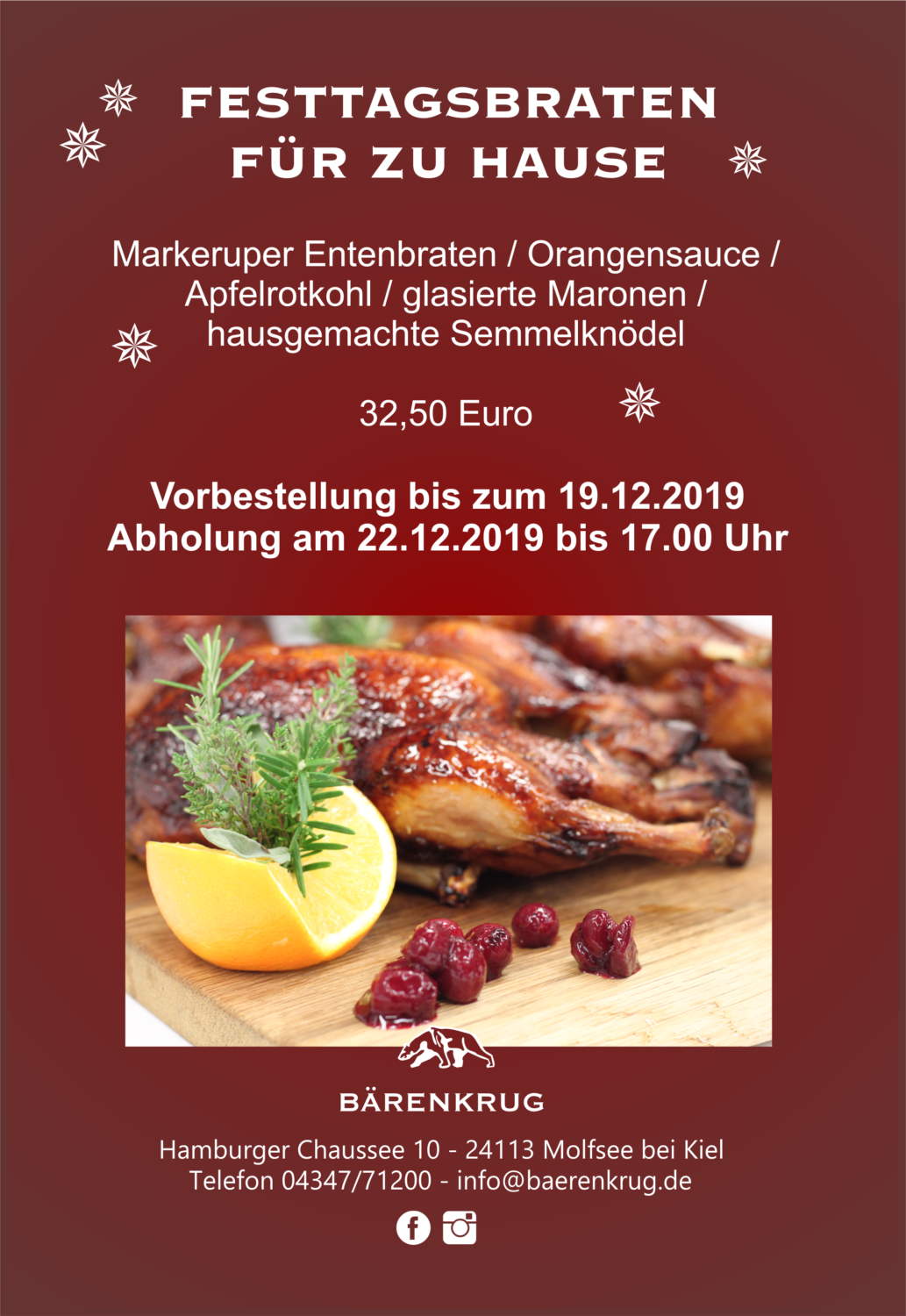 Festtagsbraten für zu Hause – baerenkrug.de